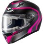(image for) HJC C10 Elie Helmet - Semi-Flat Black/Pink - Size XXS