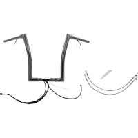 (image for) Fat Baggers Flat Top EZ Install Handlebar 16" Chrome