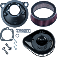 (image for) Mini Teardrop Stealth Air Cleaner Kit - Gloss Black