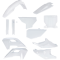 (image for) Acerbis Full Plastic Kit - White