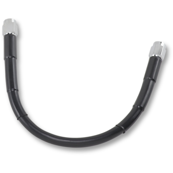 (image for) Drag Specialties Black Vinyl-Coated Stainless Steel Brake Line 10"