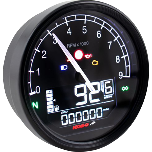 (image for) Koso North America D80 Speedometer/Tachometer