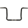 (image for) 1 1/4" Touring Ape Hangers, Gloss Black, 12" End Rise