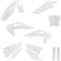 (image for) Acerbis Full Plastic Kit - White