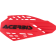 (image for) Acerbis Linear Handguards Vented Replacement Plastic - Red/black