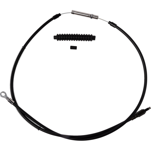(image for) Barnett High-Efficiency Black Vinyl Clutch Cable for Softail (63.5" Std)