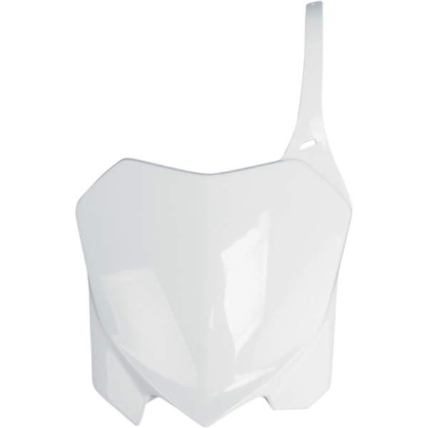 (image for) UFO Front Number Plate - White