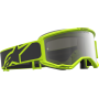 (image for) Alpinestars Vision 5 Goggles - Rora Black/Fluo Yellow (Mirror Silver Lens)
