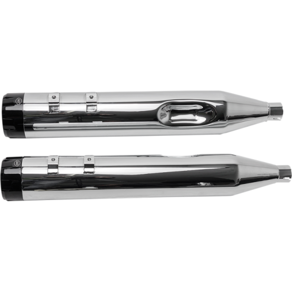 (image for) S&S CYCLE MK45 Chrome w/ Black/Machined Thruster End Caps