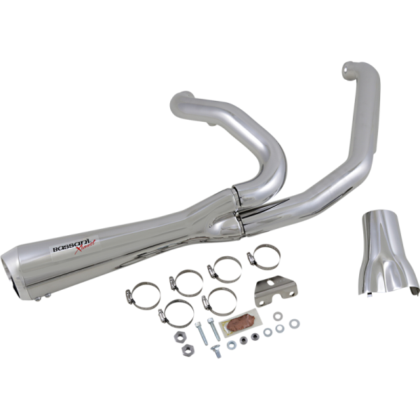 (image for) Short Road Rage 2-into-1 Exhaust System Chrome