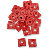 (image for) Square Digger Support Plate, Red (48 Pk.)