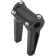 (image for) Thrashin Supply Straight Riser Kit, Anodized Black, 6" w/o gauge cutout