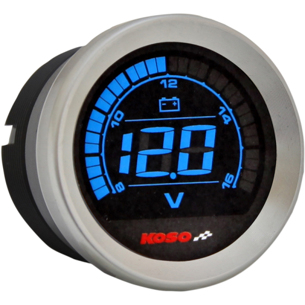(image for) Koso North America 2" Volt Meter Silver