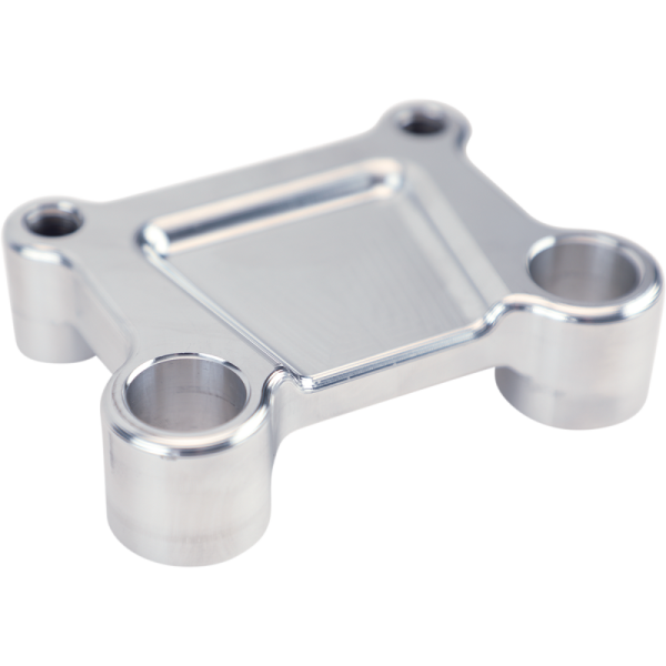 (image for) LA Choppers Ultra T-Bar Adapter - Raw Aluminum