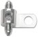 (image for) Street Legal™ Rear brake tee, inline with bracket (Stainless steel)