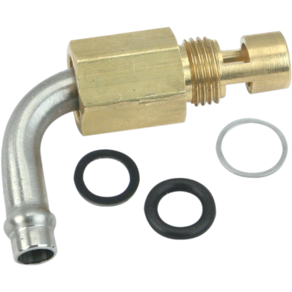 (image for) S&S CYCLE Inlet, 90° carb fuel swivel