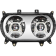 (image for) ProGlow Double-X LED Headlight - Chrome
