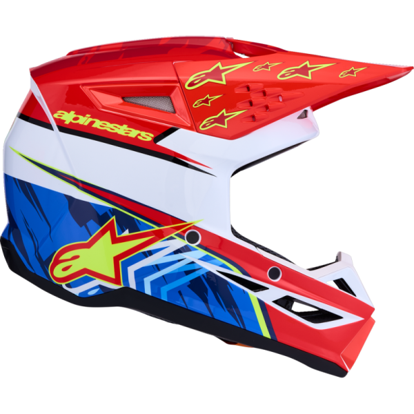 (image for) Alpinestars SM3 Youth Helmet - Falcon, Red/White/Blue, Size M
