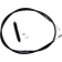 (image for) Drag Specialties Black Vinyl High Efficiency Clutch Cable - 0652-1440