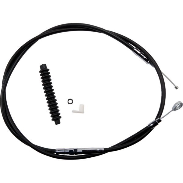 (image for) Drag Specialties Black Vinyl High Efficiency Clutch Cable - 0652-1440