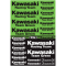 (image for) Kawasaki Racing OEM Sticker Sheet