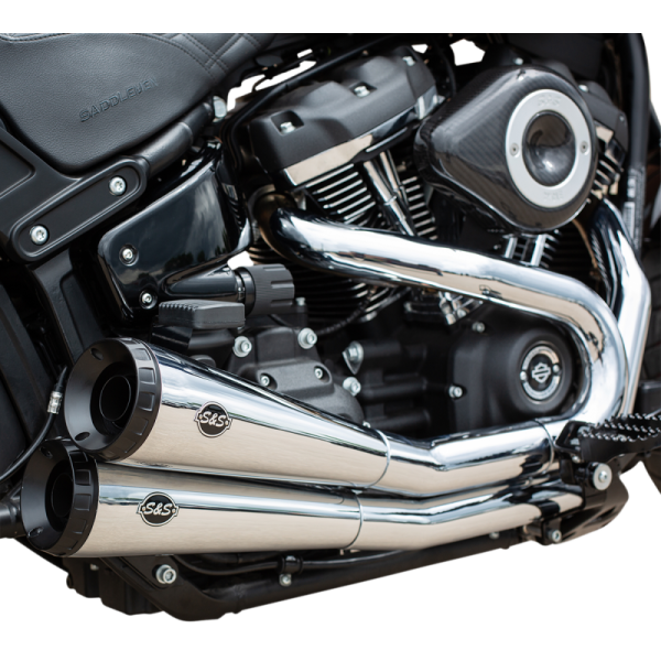 (image for) S&S CYCLE Grand National 2-Into-2 Exhaust System Chrome