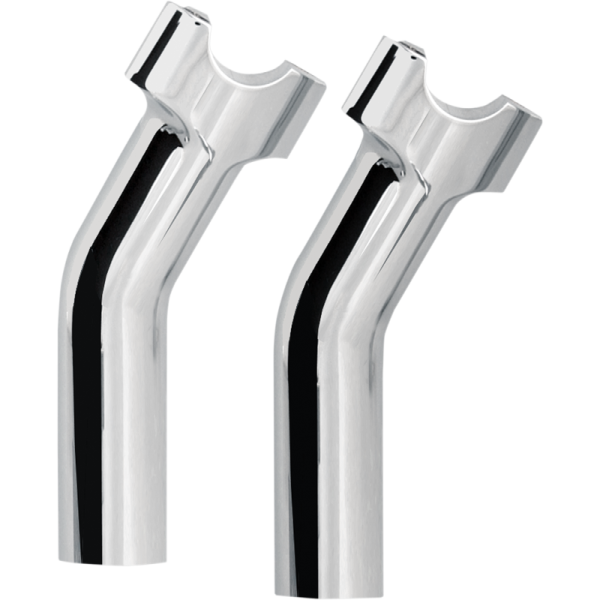 (image for) Wild 1 Chrome 5.5" Pullback Riser Set