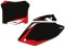 (image for) Pre-Cut Graphic Number Plate Kit - Honda CRF250R 18-21, CRF450R 17-20 - Black