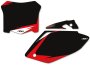 (image for) Pre-Cut Graphic Number Plate Kit - Honda CRF250R 18-21, CRF450R 17-20 - Black