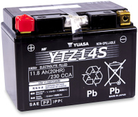 (image for) Yuasa High-Performance Factory-Activated AGM Maintenance-Free Battery for BMW R1200GS 13-17, R1200GS Adventure 09-17