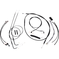 (image for) Magnum XR Handlebar Kit, Black w/ Black Fittings 12"-14"