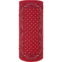 (image for) Polyester Motley Tube - Red paisley