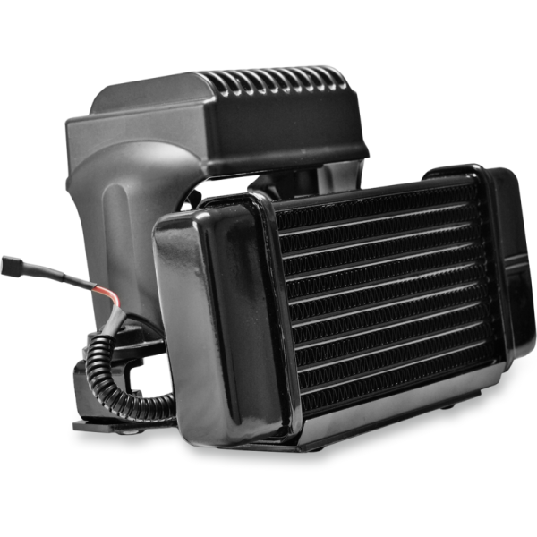 (image for) JAGG OIL COOLERS Low-Mount Fan-Assisted Oil Cooler Kit (99-08 Touring)