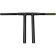 (image for) Drag Specialties 1 1/4" Buffalo Bars - Gloss Black - 12" Zero T-Bar