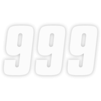 (image for) Factory Numbers - 6" White - No. 9