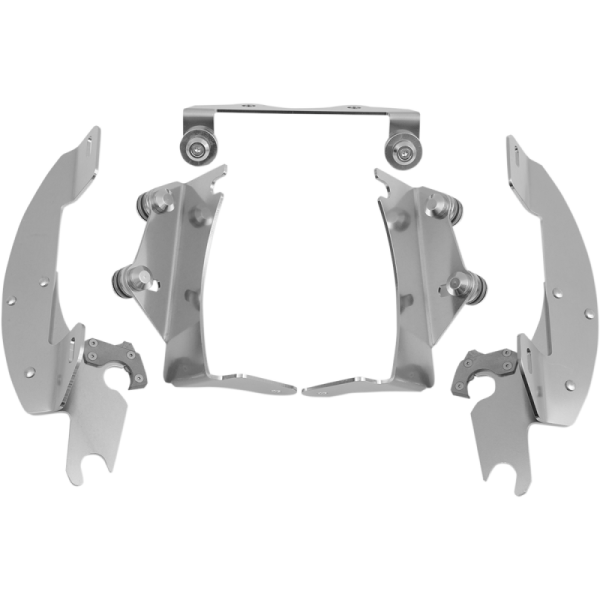 (image for) MEMPHIS SHADES METRIC Trigger-Lock Mount Kit Polished for Kawasaki VN900 Classic 06-23