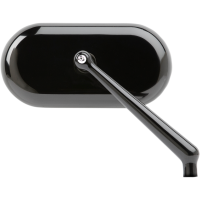(image for) Forged Oval Mirror Black Anodized Right
