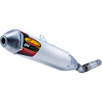 (image for) FMF Q4 Hex Spark Arrestor Slip-On Muffler - Suzuki DR650SE