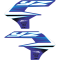 (image for) Factory Effex OEM Shroud and Tank/Shroud Graphics, Style 25 for YZ450F 23-25