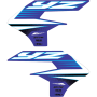 (image for) Factory Effex OEM Shroud and Tank/Shroud Graphics, Style 25 for YZ450F 23-25