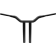 (image for) Gloss Black 16" End Rise 1 1/2" One-Piece Kagefighter T-Bar