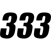 (image for) SX Series Numbers - 6" Black - No. 3
