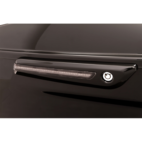 (image for) CIRO LLC LED Hinge Covers - Light Smoke/Gloss Black