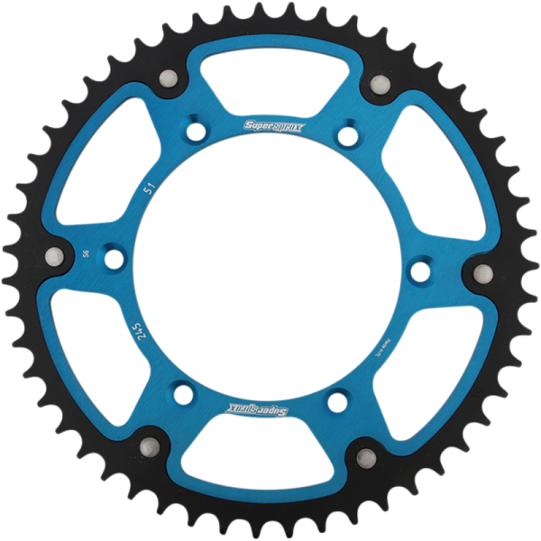 (image for) Supersprox Stealth Rear Sprocket, Blue - 51T