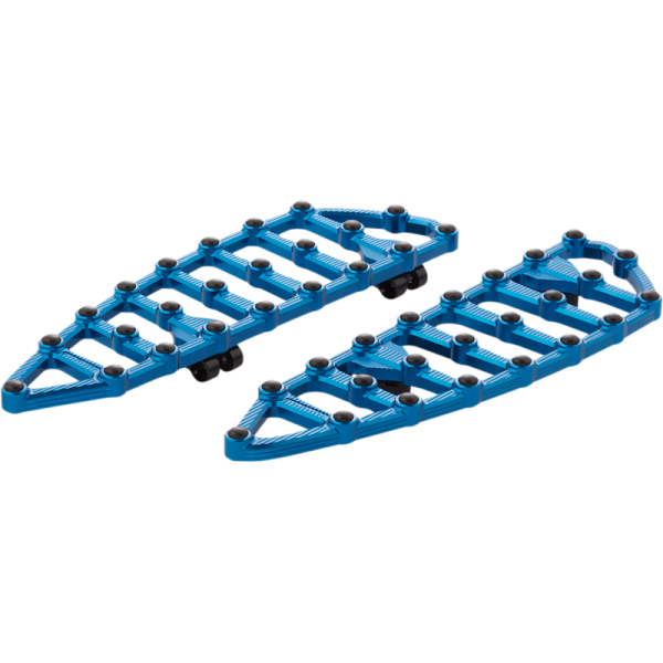 (image for) Arlen Ness MX Driver Floorboards - Blue Anodized