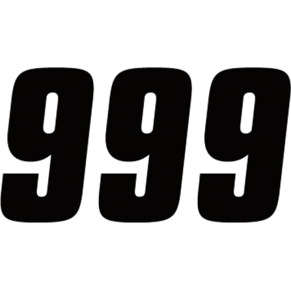 (image for) FACTORY EFFEX Factory Numbers - 6" Black - No. 9