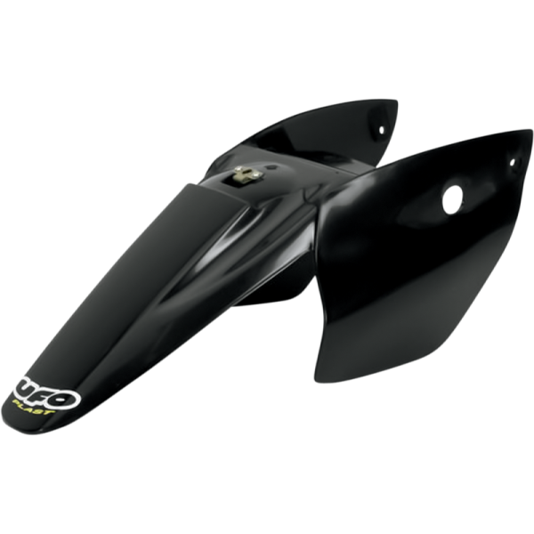 (image for) UFO Rear Fender with Side Panels - Black