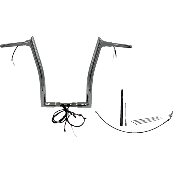 (image for) EZ Install Handlebar Kit Chrome 16" Rise