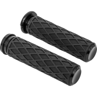 (image for) Diamond Grips - Black Anodized - 99-17 Twin Cam