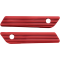 (image for) Red Anodized 10-Gauge Hinge Covers